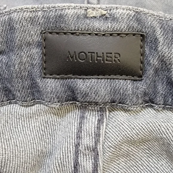 Mother High Waisted Looker Ankle Nick Fray Jeans - Picture 12 of 16